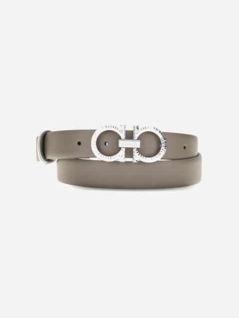 FERRAGAMO Reversible and adjustable Gancini Belt