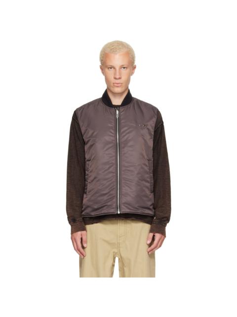 Diesel Black W-Type-D1 Reversible Vest