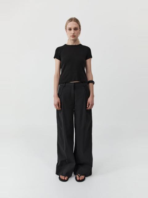 ST. AGNI Utility Pleat Pants - Black