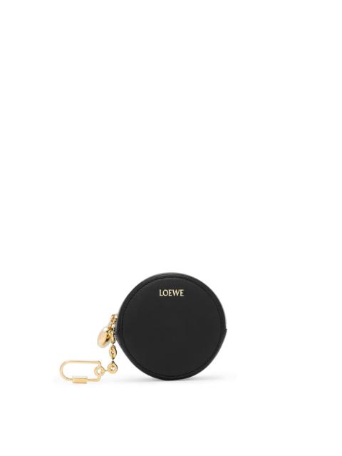 Loewe Pebble cookie key holder in shiny nappa calfskin