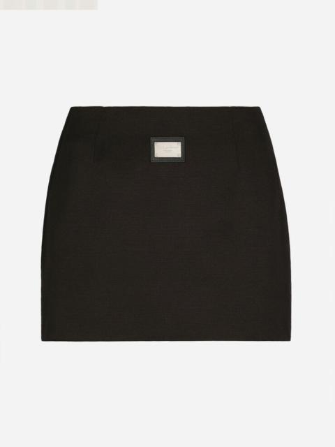 Dolce & Gabbana Short Ottoman skirt with Dolce&Gabbana tag