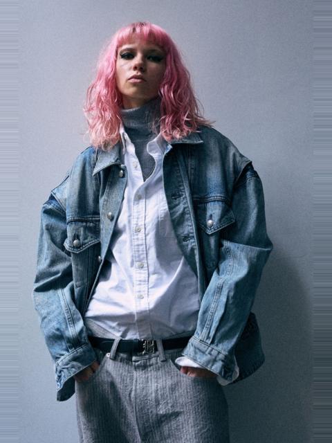 R13 Roxy Denim Moto Jacket