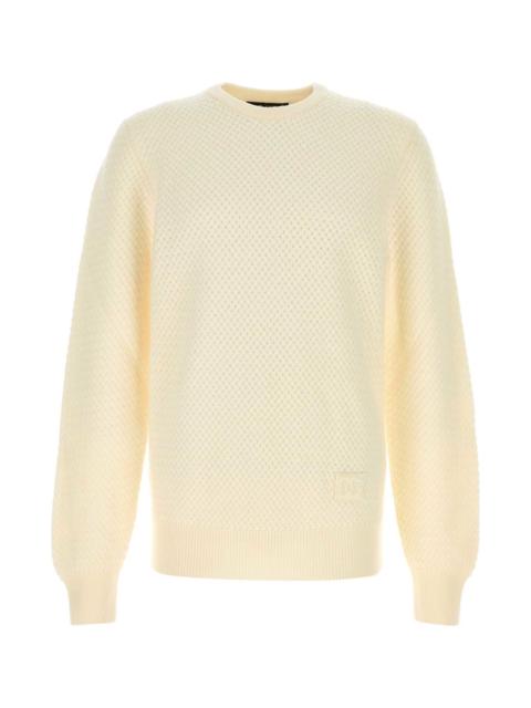 Dolce & Gabbana Ivory Wool Sweater
