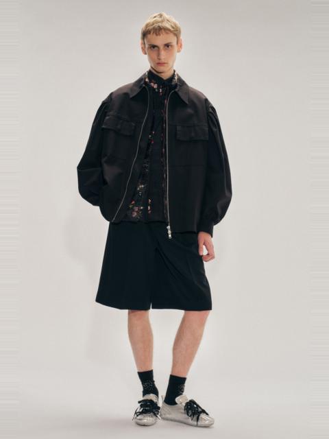 Simone Rocha Puff Sleeve Utility Pen Pocket Jacket