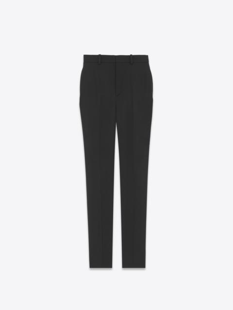 SAINT LAURENT pants in wool satin