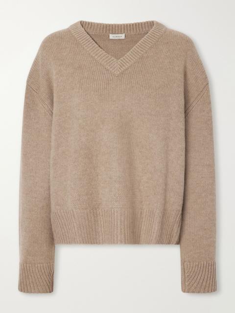 ALMADA LABEL Yara merino wool and cashmere-blend sweater Camel