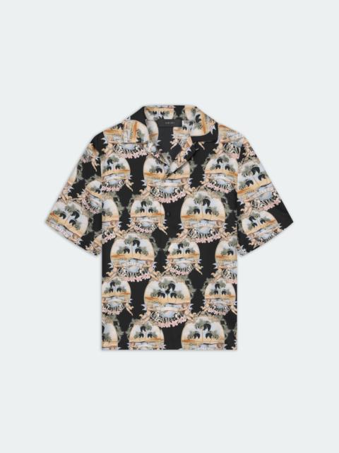 ALL OVER PALM BOWLING SHIRT