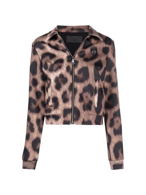 PHILIPP PLEIN leopard-print jacket