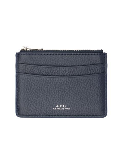 A.P.C. Navy Paris Card Holder