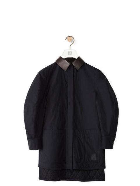 Loewe Padded overshirt in cotton