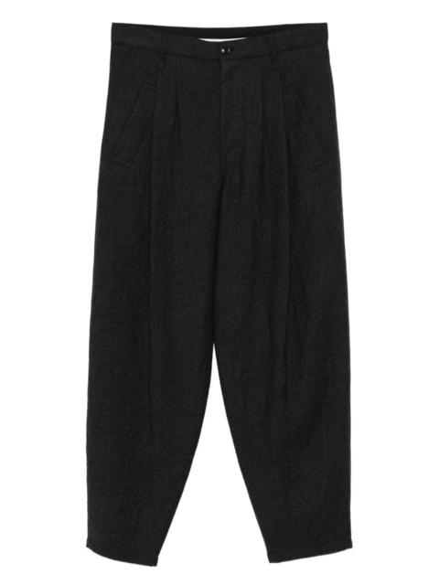 GIORGIO ARMANI pleated wool trousers