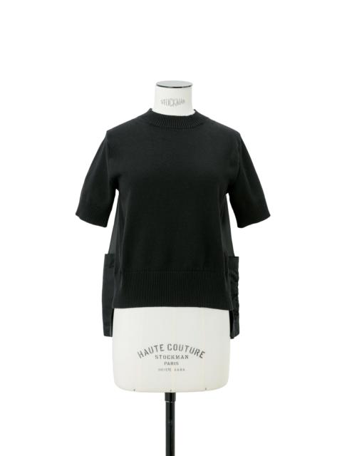 sacai Nylon Twill x Knit Pullover