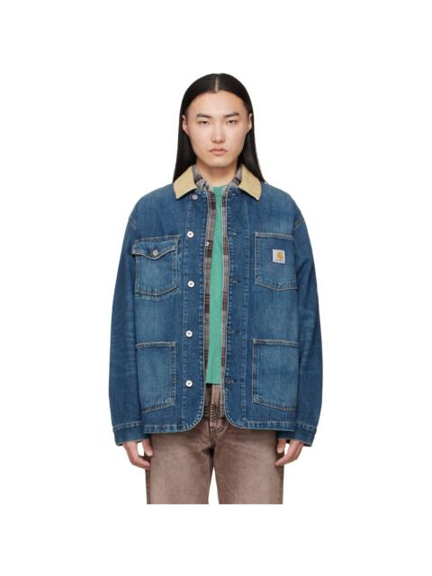 Carhartt WIP Blue Warren Denim Chore Coat