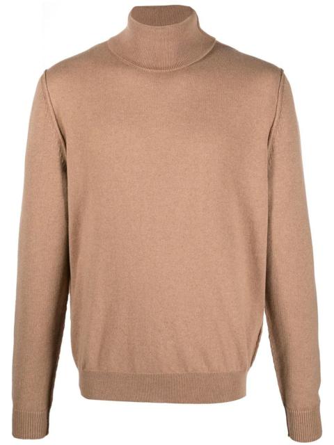 Maison Margiela roll-neck fine-knit jumper