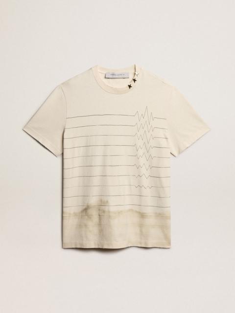 Golden Goose Exclusive HAUS of Dreamers men’s T-shirt in heritage white