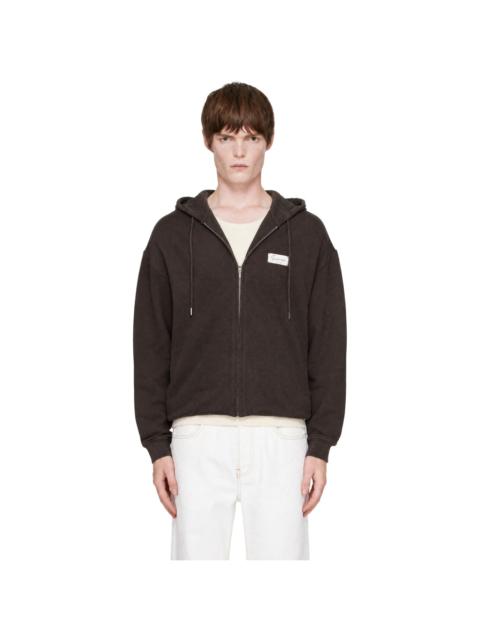 JACQUEMUS Brown 'Le Montaigne' Hoodie