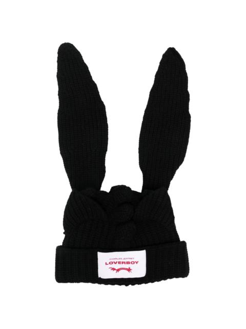 CHARLES JEFFREY LOVERBOY Chunky Kimera knitted beanie