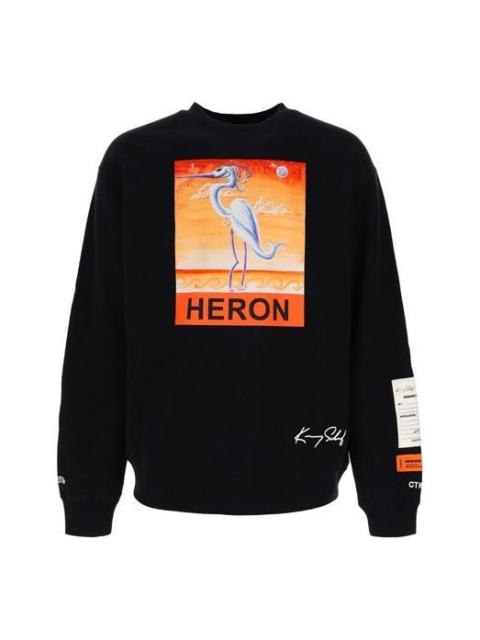 Men's HERON PRESTON Printing Sports Black HMBA014F20JER0191020