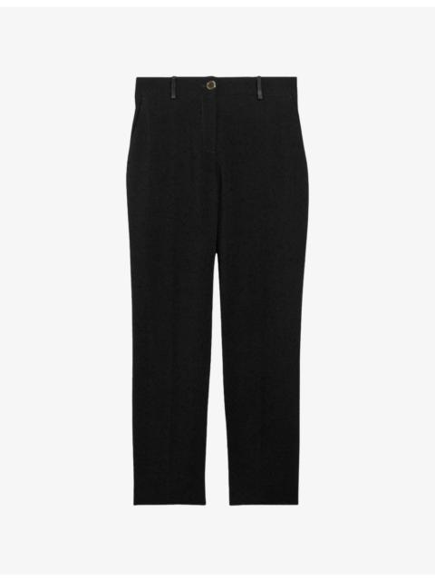 Claudie Pierlot Poupin tailored mid-rise woven trousers