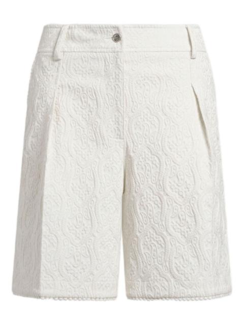 Etro paisley-jacquard bermuda shorts