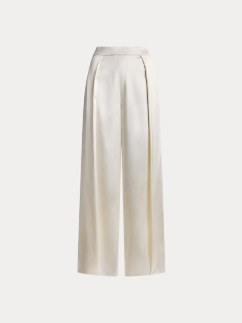 Ralph Lauren Masina Satin Wide-Leg Pant