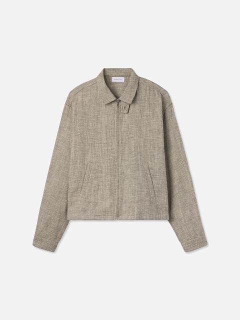 John Elliott LINEN CROPPED SHORT JACKET