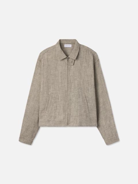 John Elliott LINEN CROPPED SHORT JACKET