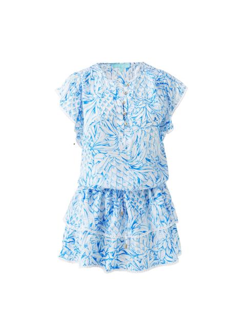 MELISSA ODABASH LENNI PINEAPPLES DRESS