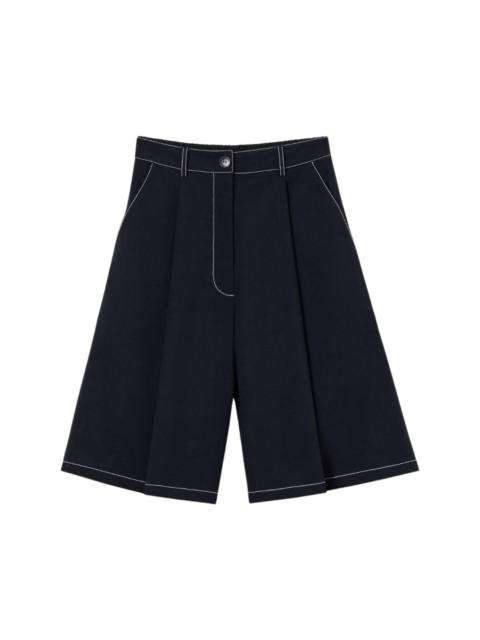 CORDERA pleated bermuda shorts