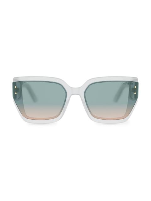 Dior Women's DiorSignature S14I 64MM Square Sunglasses - Grey