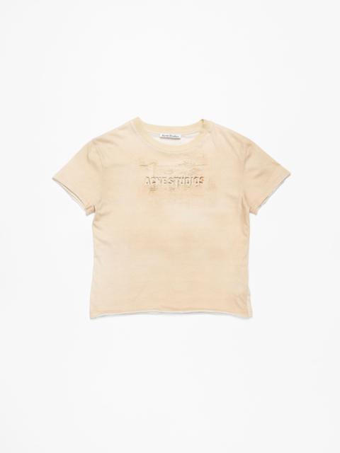 Acne Studios Printed t-shirt - Sand beige