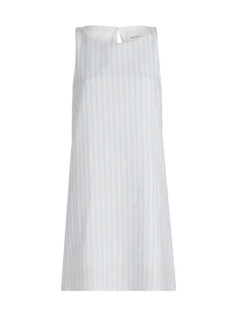 Reformation Women's Jessi Striped Linen Minidress - Swan Stripe