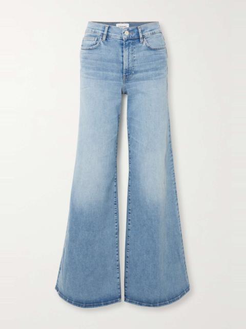 + NET SUSTAIN Le Palazzo high-rise wide-legs jeans