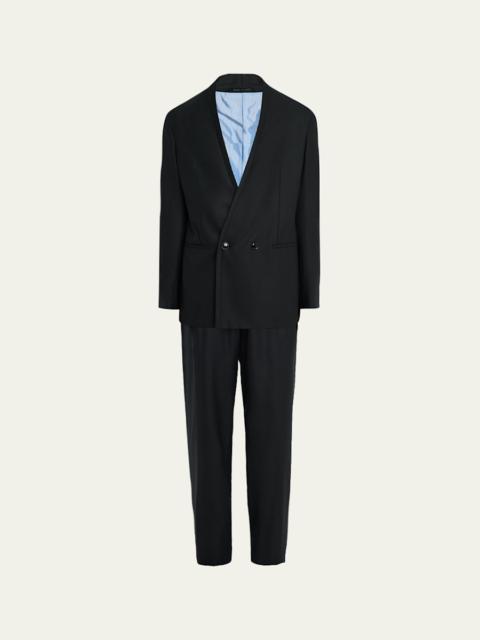 GIORGIO ARMANI Men's Upton Double-Breasted Suit