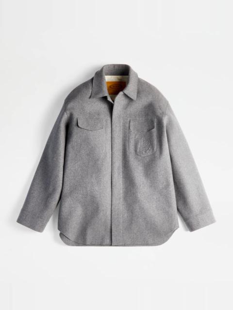 Tod's TOD'S OVER SHIRT - GREY