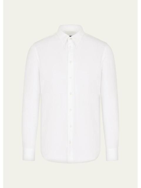 GIORGIO ARMANI Men's Cotton Jersey Sport Shirt