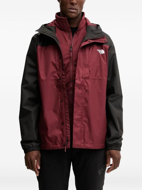 The North Face hooded colourblock performance jacket