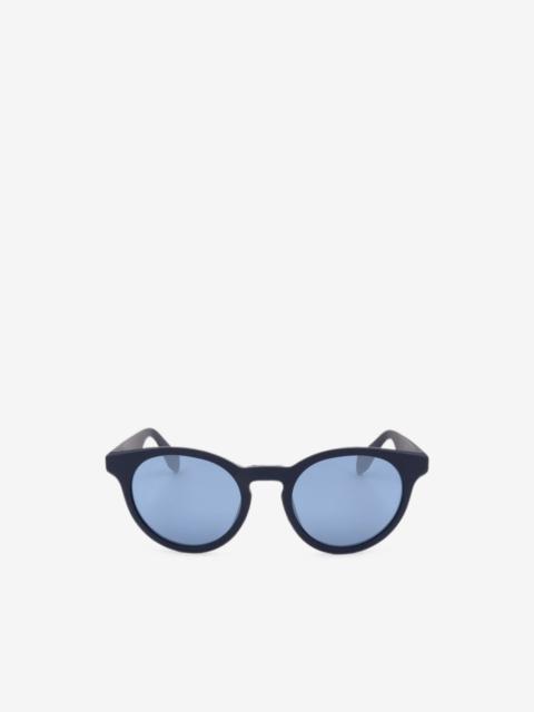 adidas round-frame logo-print sunglasses