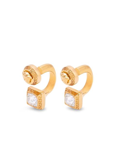 crystal-embellished Greca earrings
