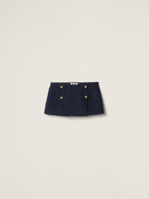 Miu Miu Tweed miniskirt