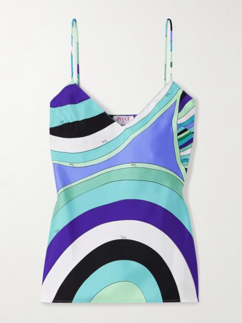 PUCCI Printed Silk-twill Camisole