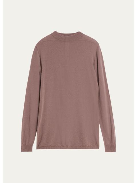 Rick Owens Men's Merino Wool Crewneck Sweater