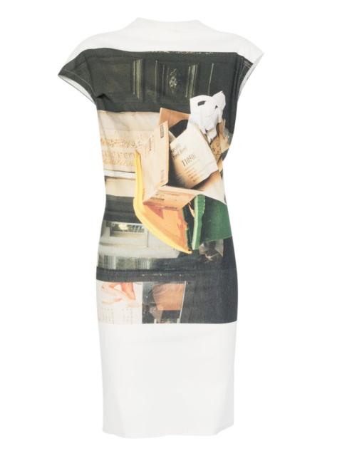 ISSEY MIYAKE Street View graphic print dress