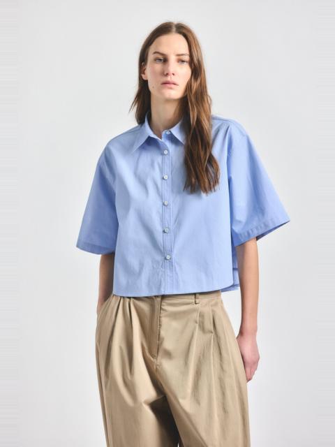 DEREK LAM 10 CROSBY OLIVIA SHORT SLEEVE SHIRT