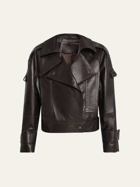 A.L.C. Miles Leather Utility Jacket