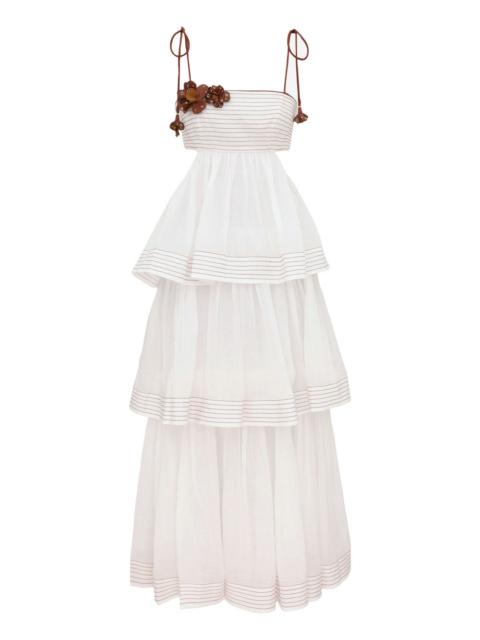 Zimmermann FAIRLIGHT TIERED MAXI DRESS