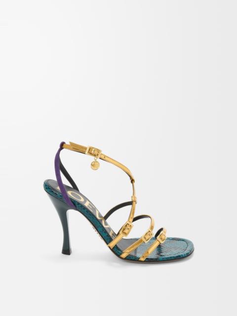Loewe New Comic sandal in mixed leather