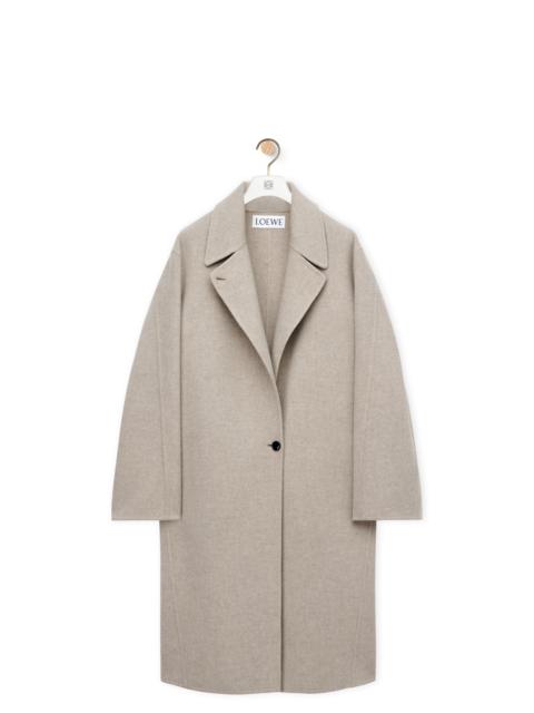 Coat in wool and cashmere