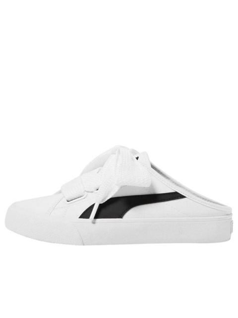 PUMA (WMNS) PUMA Bari Mule Ribbon 'White Black' 382331-03