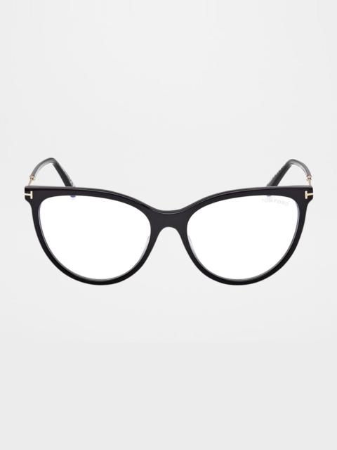 TOM FORD Blue Light Blocking Cat-Eye Glasses